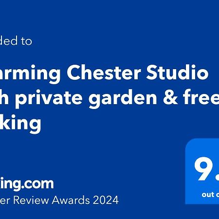 Charming Chester Studio With Private Garden & Free Parking Buitenkant foto