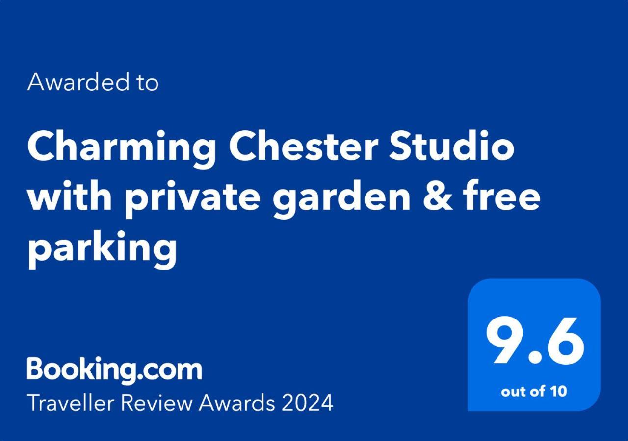 Charming Chester Studio With Private Garden & Free Parking Buitenkant foto